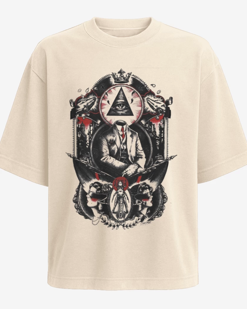 Polera Oversize Beige de Illuminati