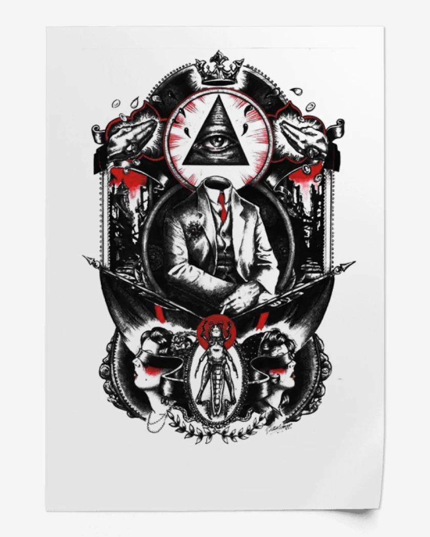 Print Blanco de Illuminati
