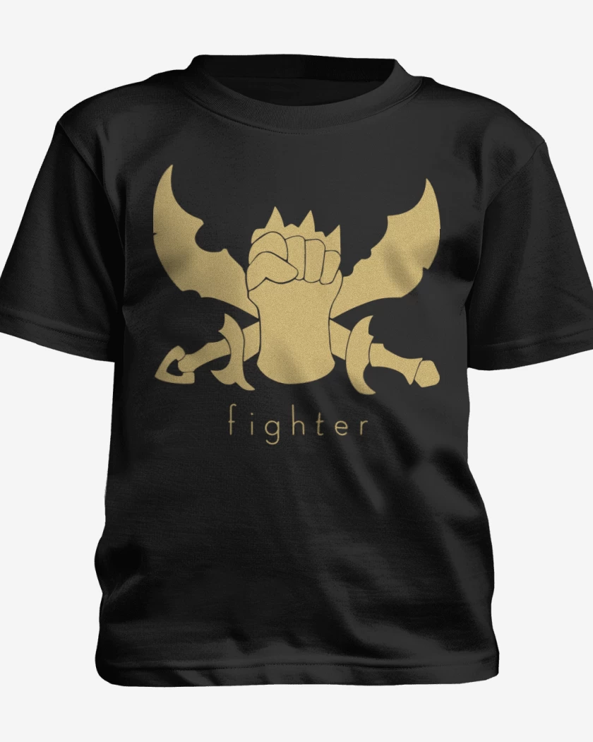 Polera de niño Negro de Fighter