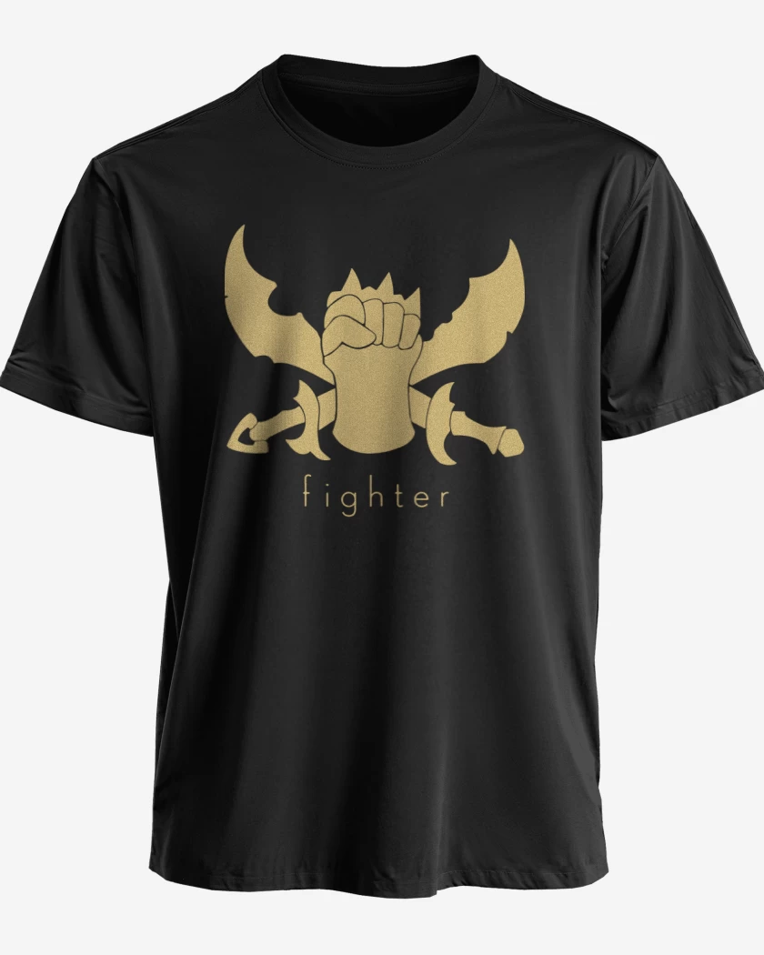 Polera premium Negro de Fighter