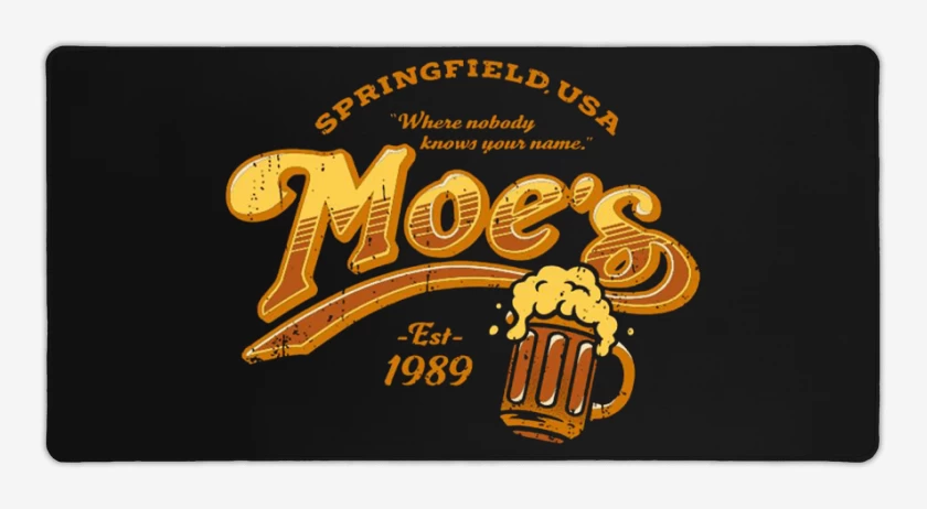Mouse pad Gamer Negro de Moes