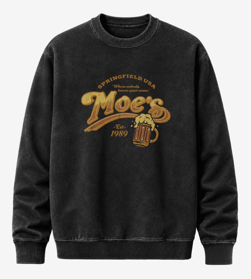 Poleron Polo Acid Wash Negro de Moes
