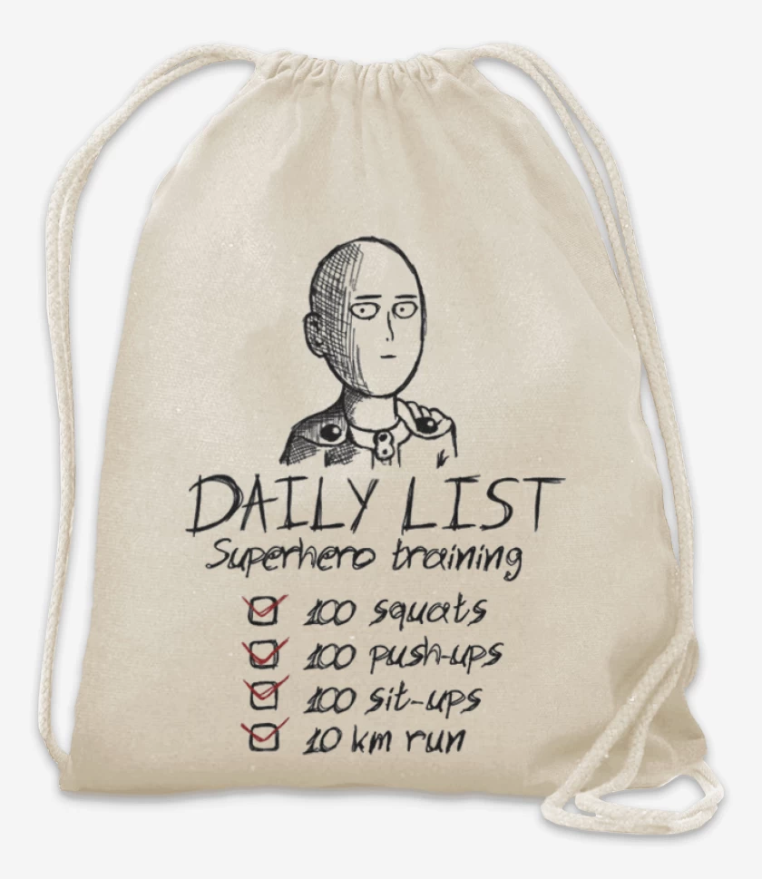 Mochila Blanco de Daily List saitama
