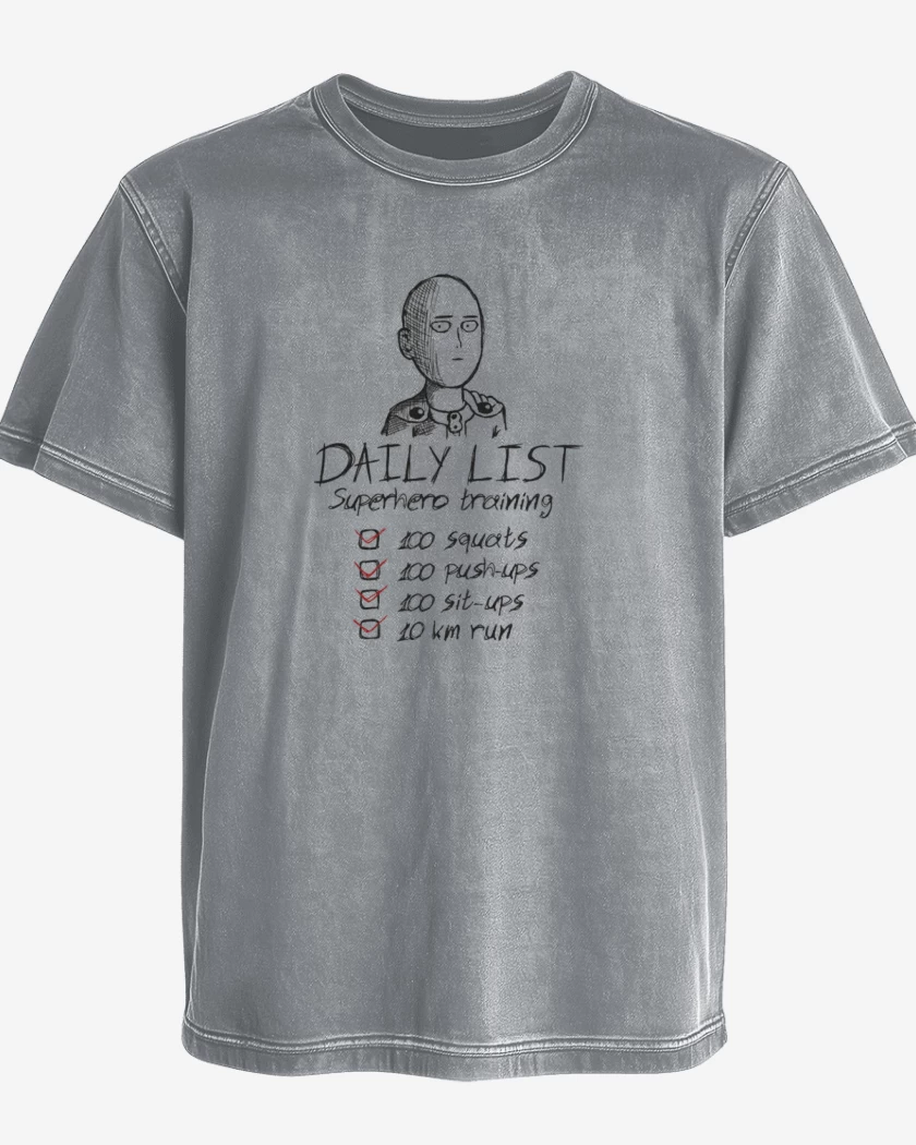 Polera desgastada Daily List saitama