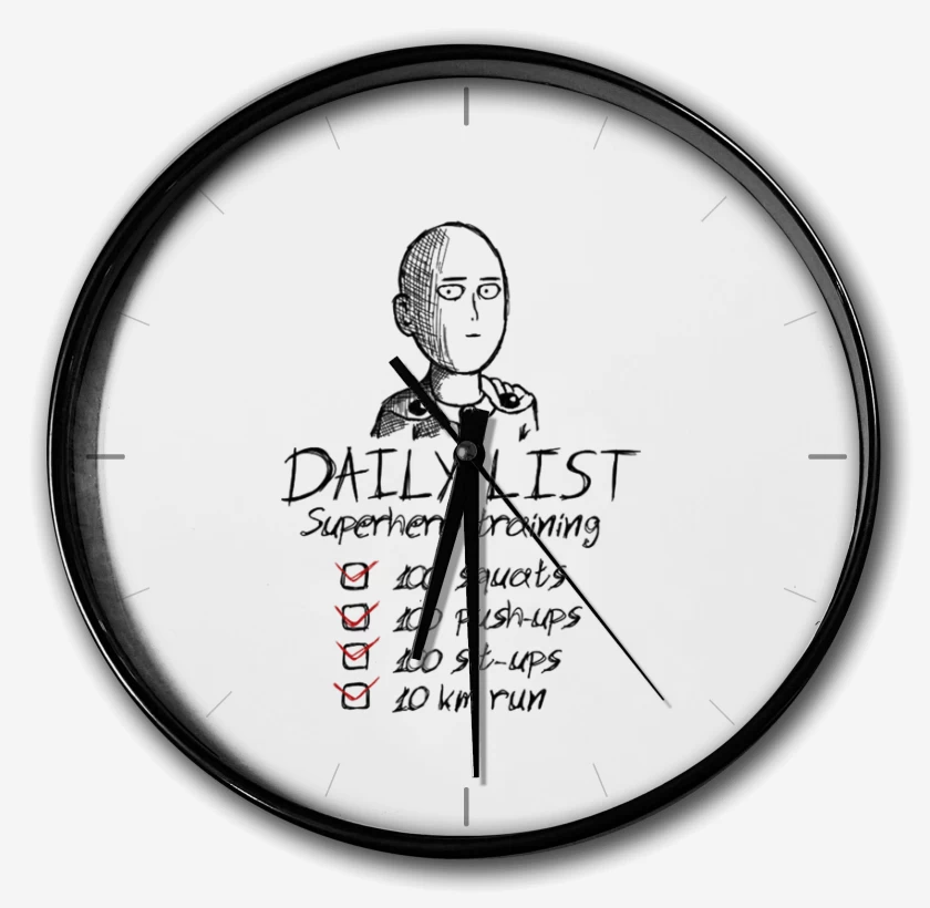 Reloj Blanco de Daily List saitama