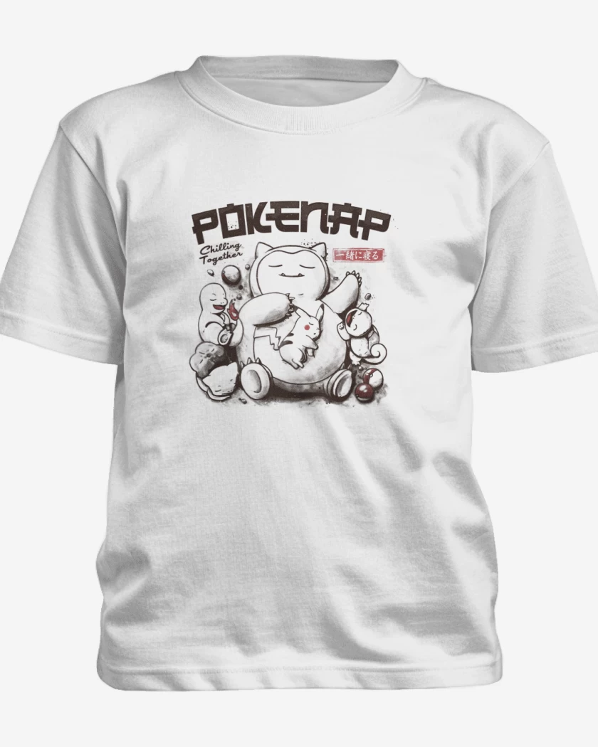 Polera de niño Blanco de Pokenap