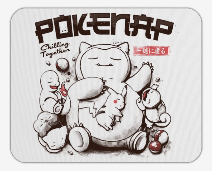 Mousepad Blanco de Pokenap
