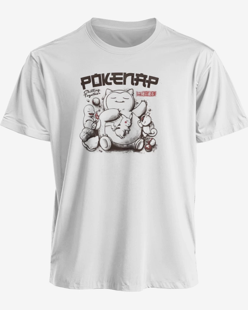 Polera premium Blanco de Pokenap