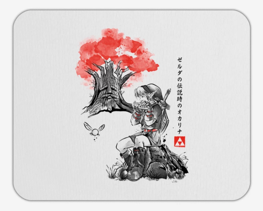 Mousepad Link blanco y negro