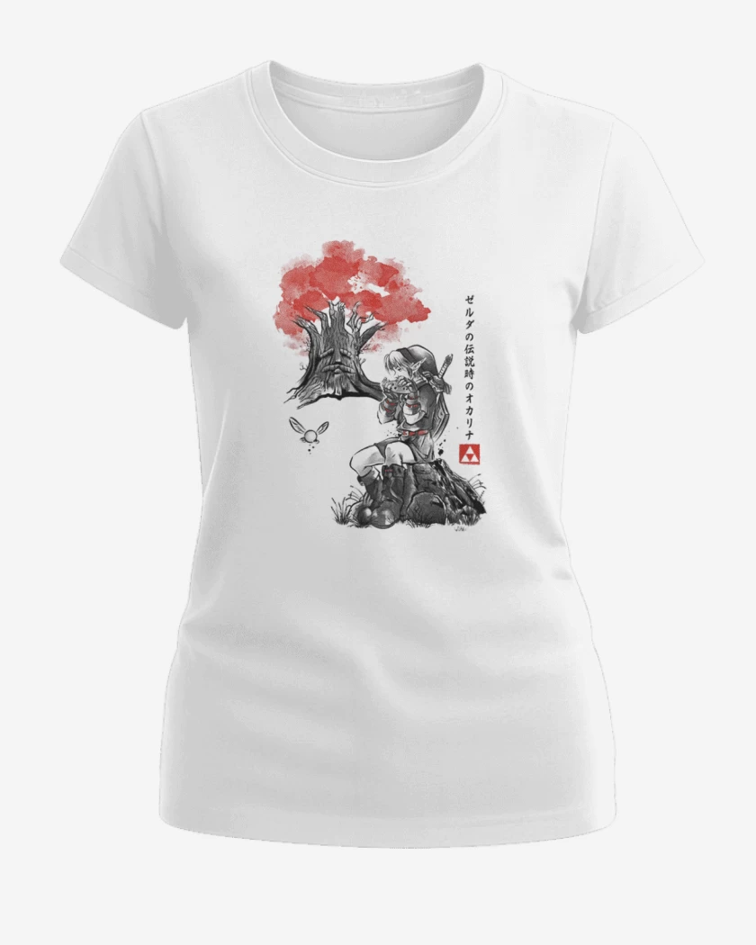 Polera de Mujer Blanco de Link blanco y negro