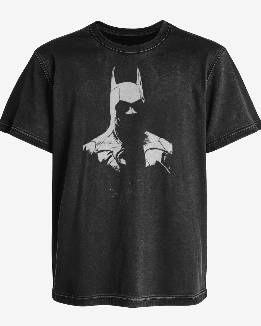 Polera desgastada Negro de El señor de la noche
