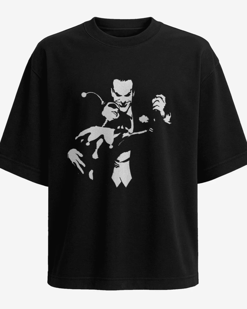Polera Oversize Negro de Mad love