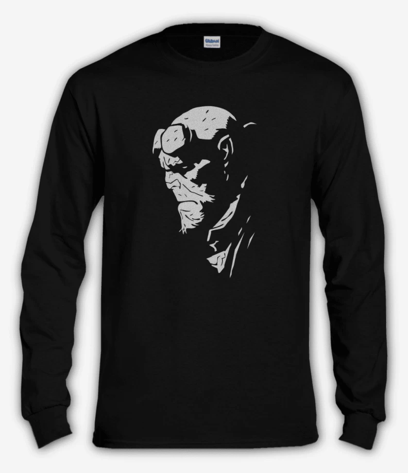 Polera manga larga Negro de Chico del infierno