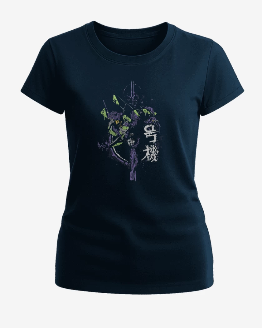Polera de Mujer Azul Marino de eva Shinji Ikari