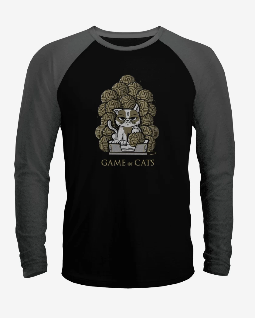 Polera Raglan Game of cats