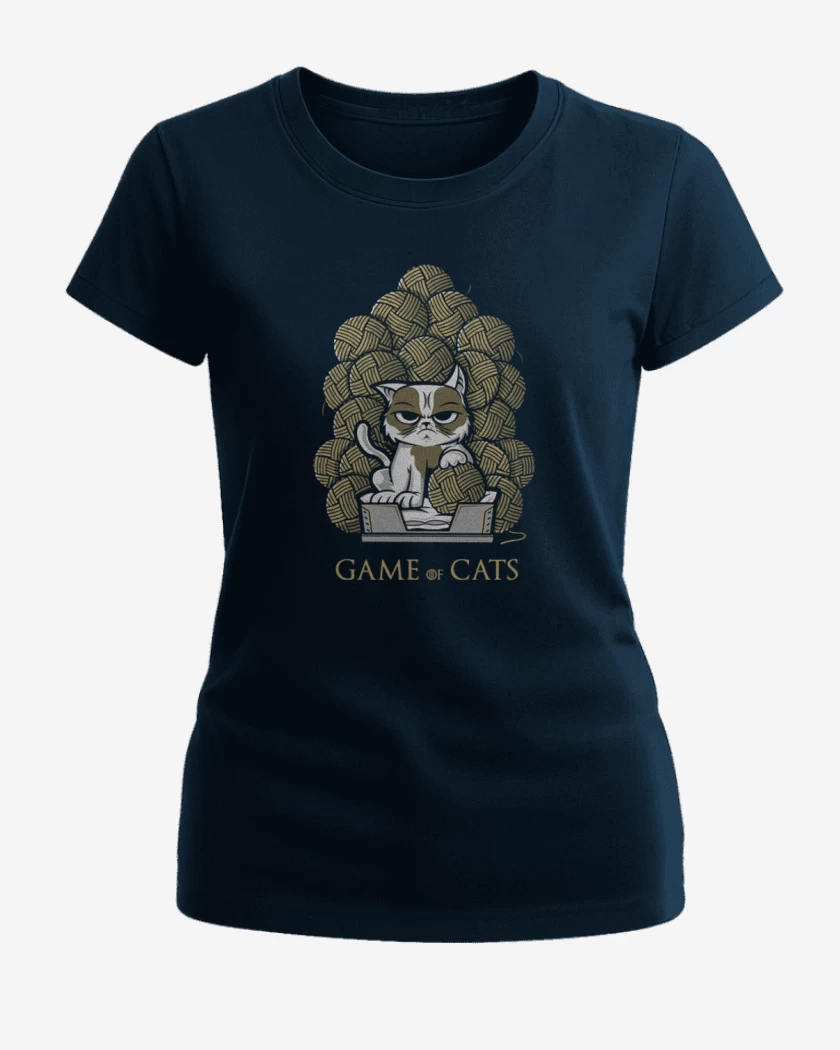 Polera de Mujer Game of cats