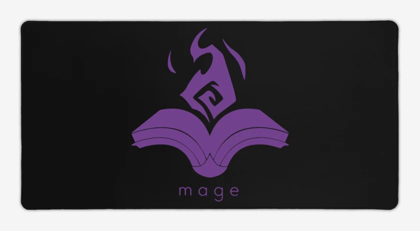 Mouse pad Gamer Negro de Mage