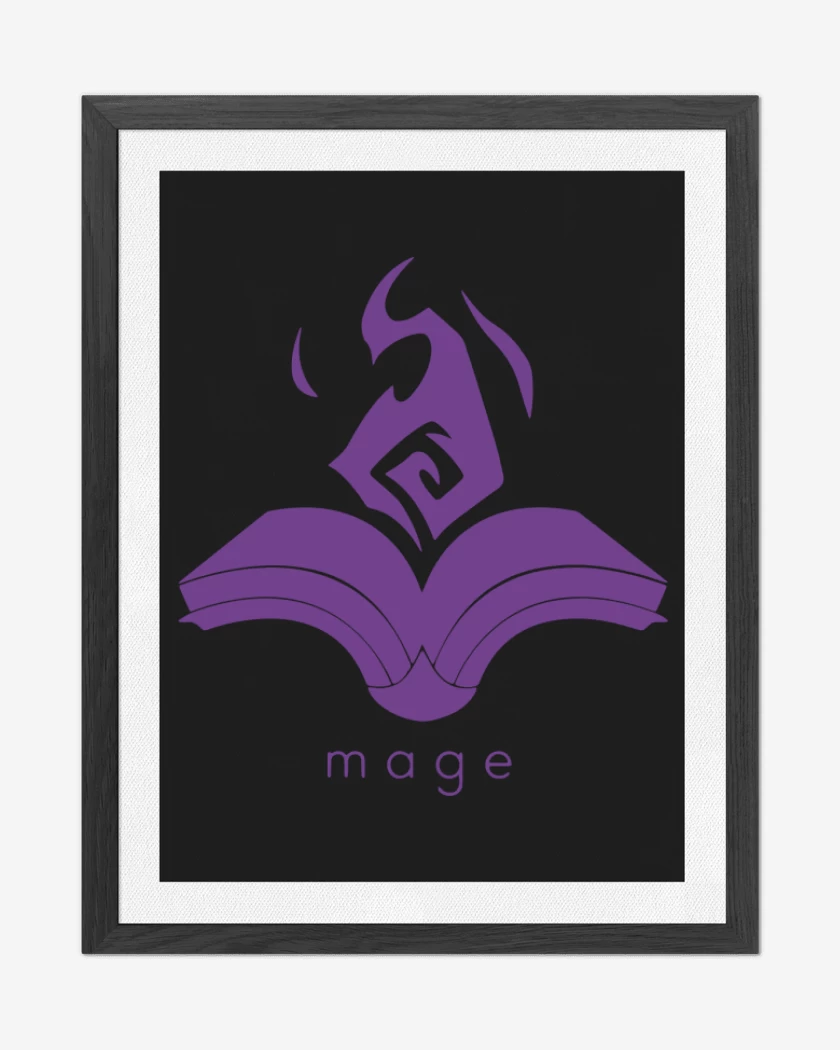Cuadro decorativo Negro de Mage