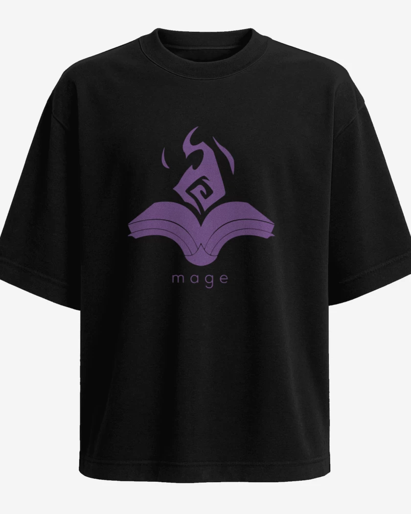 Polera Oversize Negro de Mage
