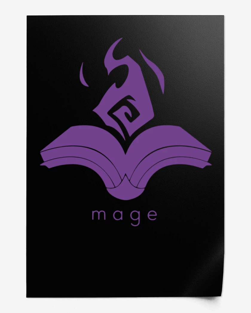 Print Negro de Mage