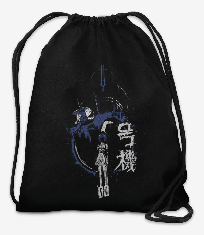 Mochila Negro de Eva Rei Ayanami