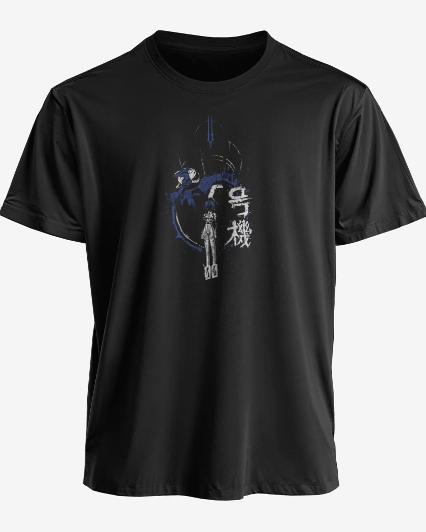 Polera premium Negro de Eva Rei Ayanami