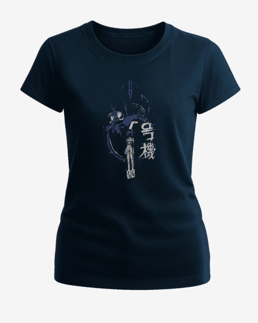 Polera de Mujer Azul Marino de Eva Rei Ayanami