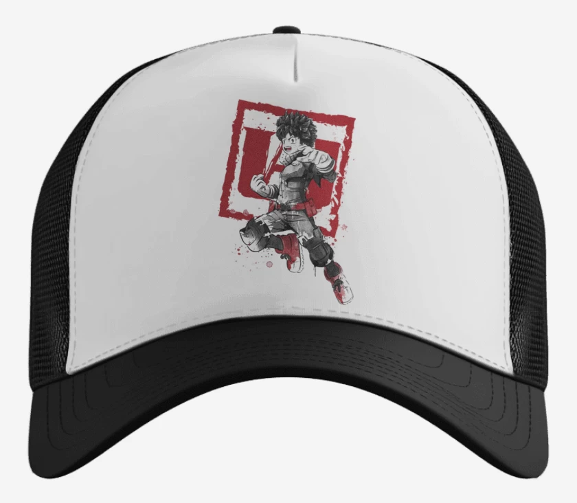 Gorro My Hero Academia blanco y negro