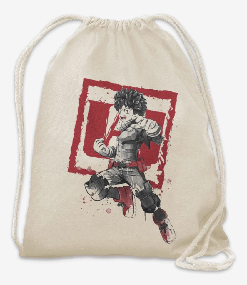 Mochila Blanco de My Hero Academia blanco y negro