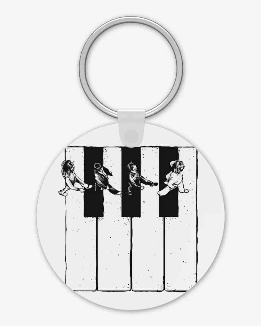 Llavero Blanco de Beatles Teclas