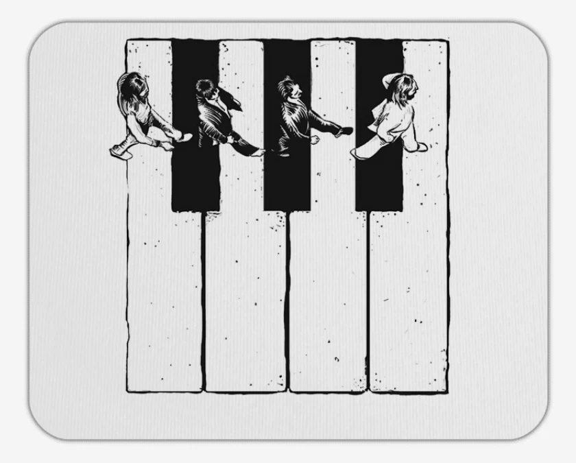 Mousepad Beatles Teclas