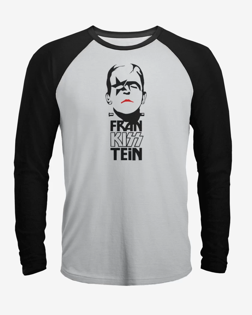 Polera Raglan Blanco / Negro de KISSTEIN