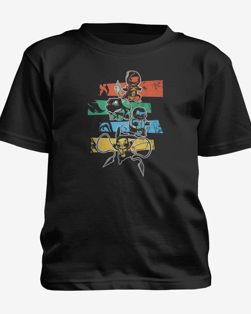 Polera de niño Negro de PokeMortal