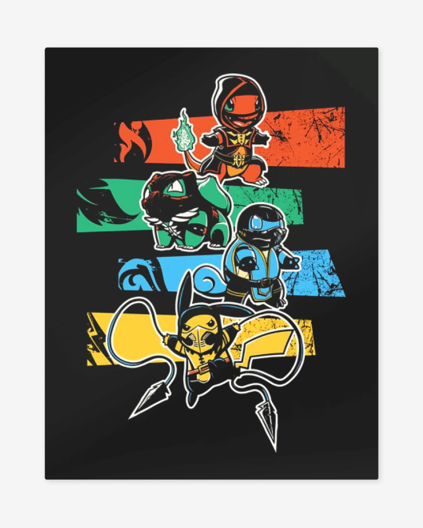 Print metalico PokeMortal