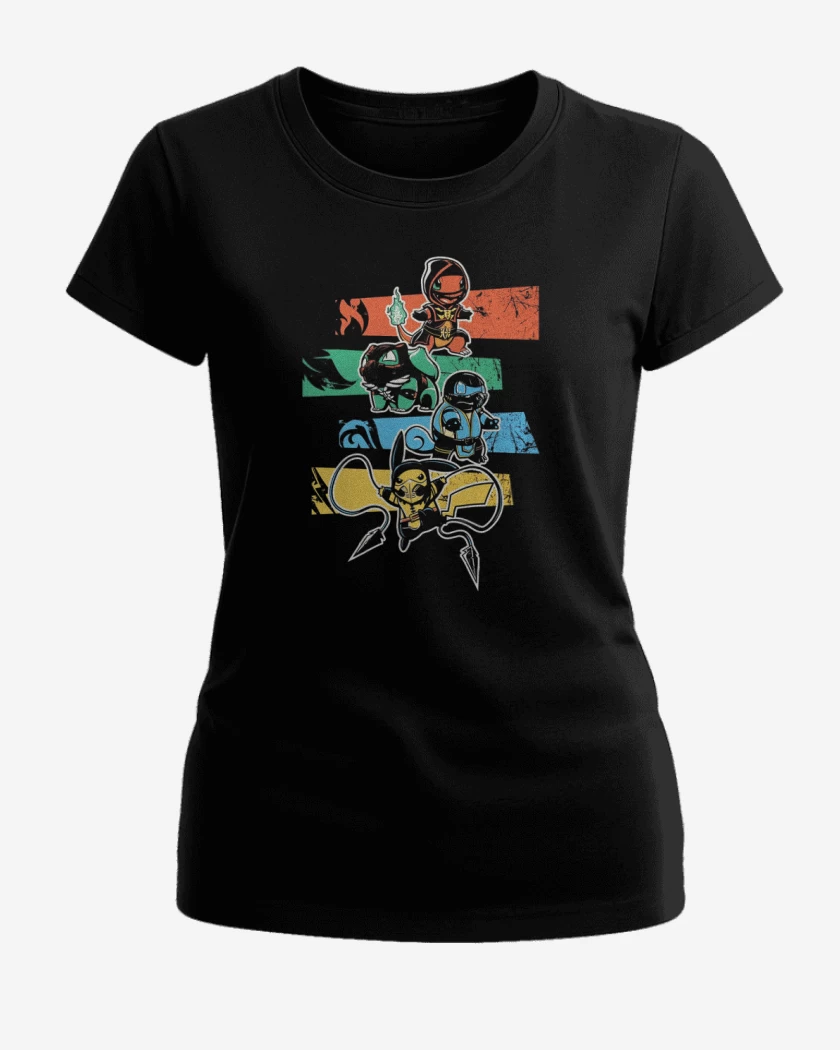 Polera de Mujer Negro de PokeMortal