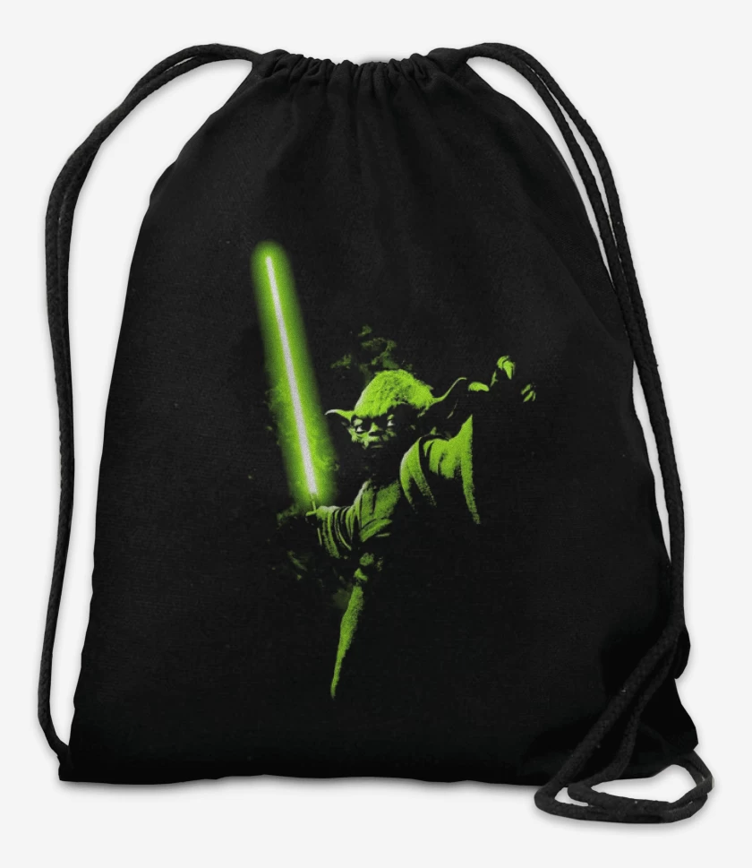 Mochila Negro de Yoda el pulento