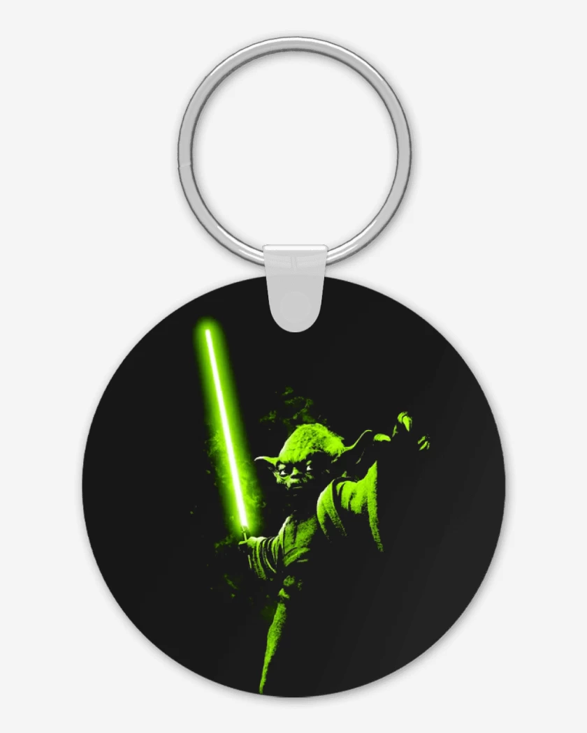 Llavero Negro de Yoda el pulento