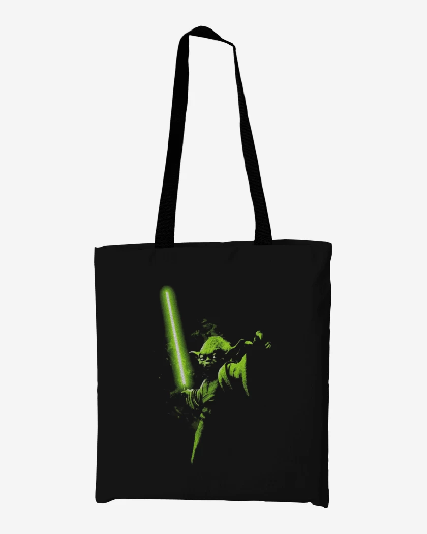 Totebag Negro de Yoda el pulento