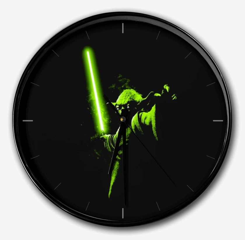 Reloj Negro de Yoda el pulento