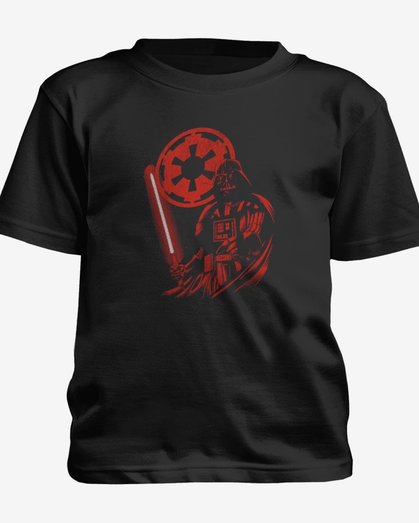 Polera de niño Negro de Darth vader 8