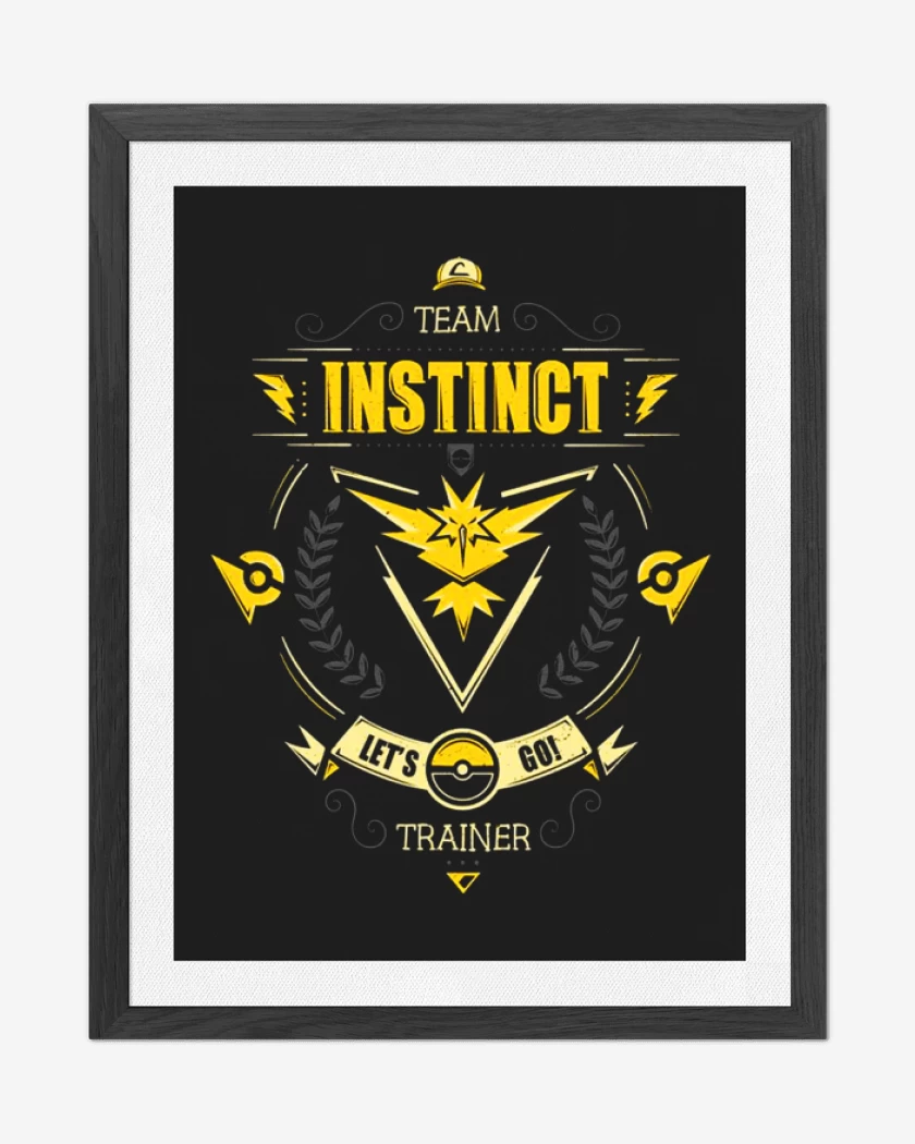 Cuadro decorativo Negro de Team instinct