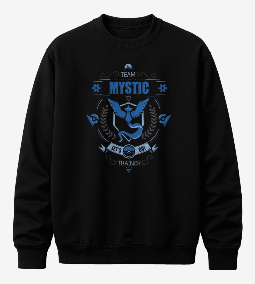 Poleron polo Negro de Team mystic