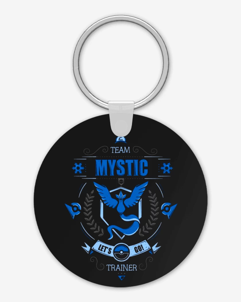 Llavero Negro de Team mystic