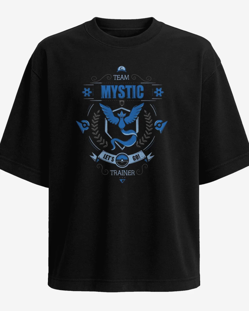Polera Oversize Negro de Team mystic