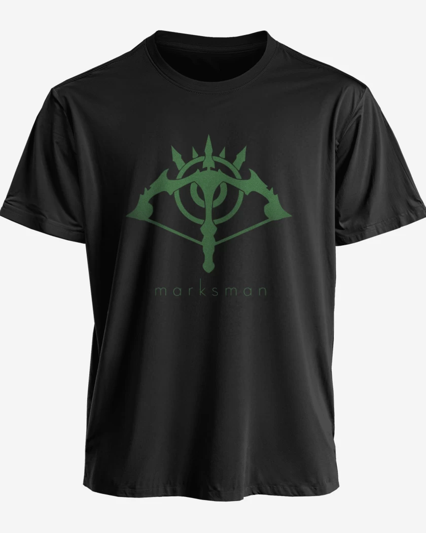 Polera Negro de Marksman