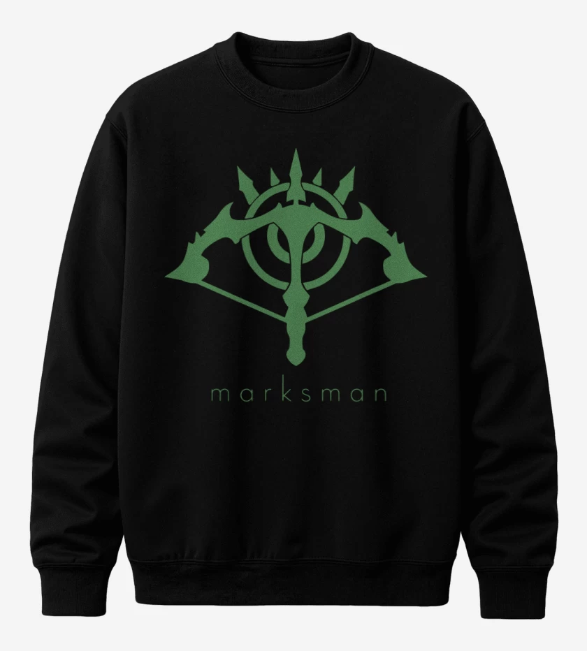 Poleron polo Negro de Marksman