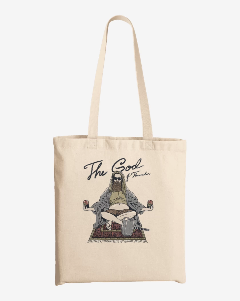 Totebag the god of thunder and beer