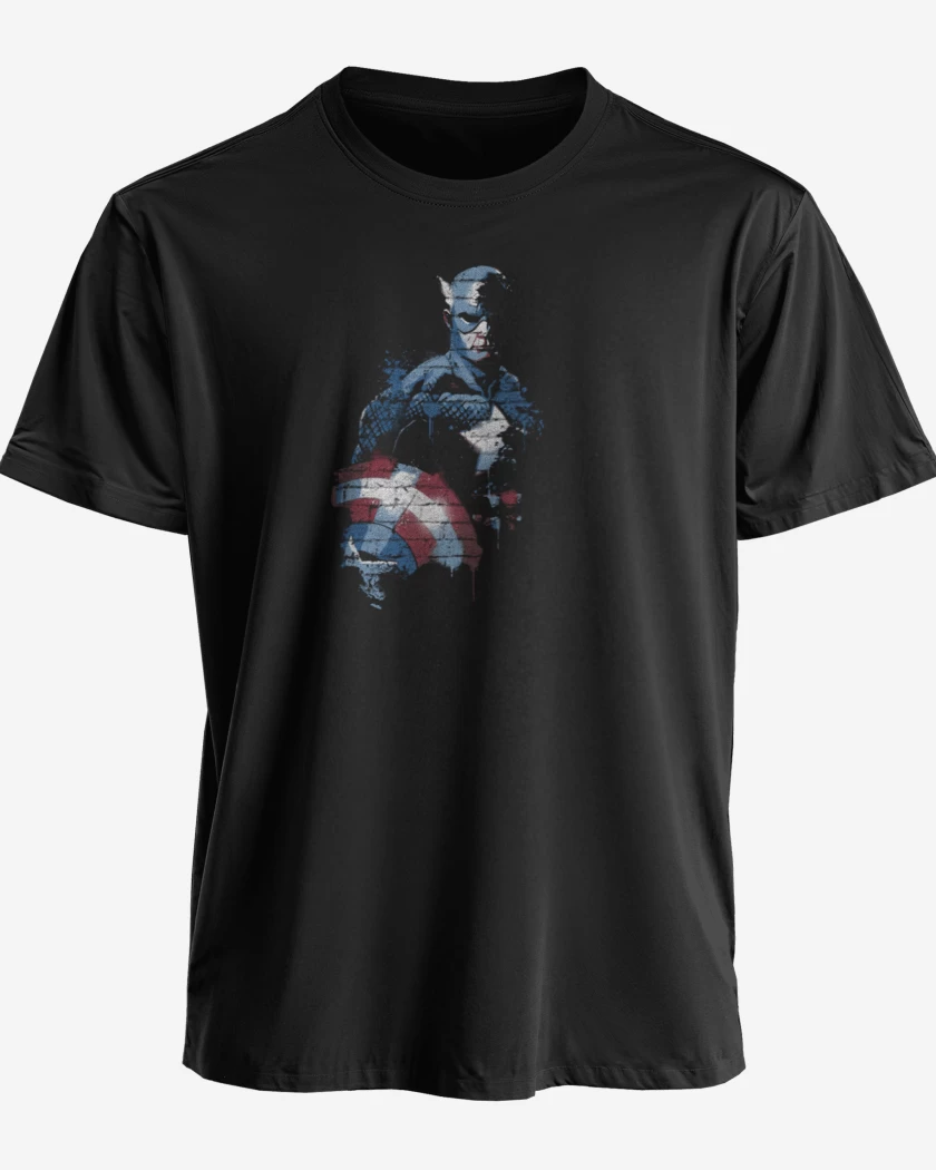 Polera premium Negro de Cap rogers