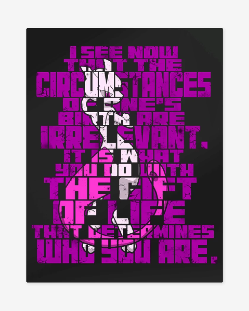 Print metalico Negro de Mewtwo 4
