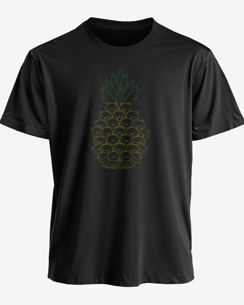 Polera pinneaple cat